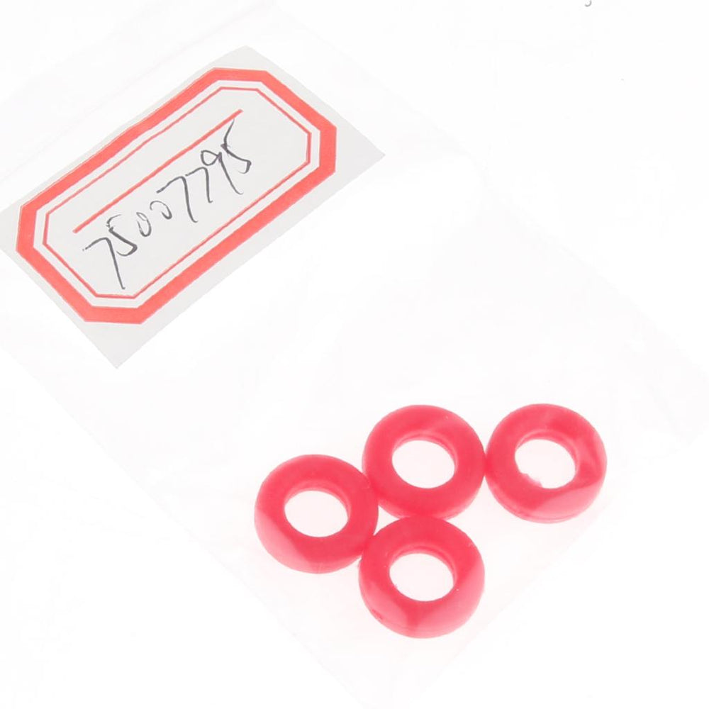 Crofta 2 Pairs Anti Slip Silicone Ear Hooks Holder for Glasses Red