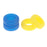 Crofta 2 Pairs Anti Slip Silicone Ear Hooks Holder for Glasses Yellow Dark Blue