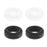 Crofta 2 Pairs Anti Slip Silicone Ear Hooks Holder for Glasses Black White