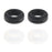 Crofta 2 Pairs Anti Slip Silicone Ear Hooks Holder for Glasses Black White