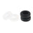 Crofta 2 Pairs Anti Slip Silicone Ear Hooks Holder for Glasses Black White