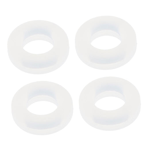 Crofta 2 Pairs Anti Slip Silicone Ear Hooks Holder for Glasses White