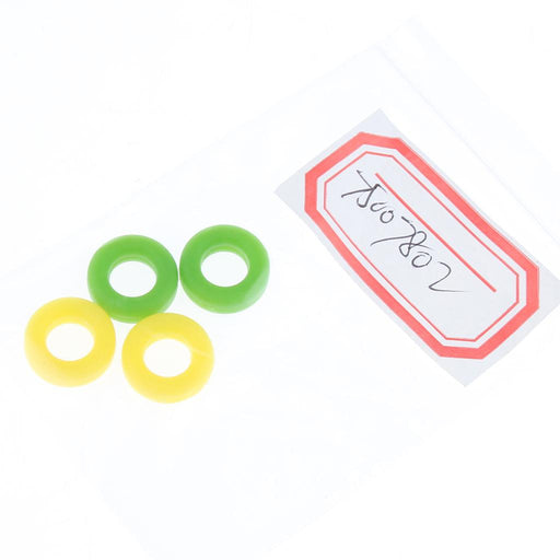 Crofta 2 Pairs Anti Slip Silicone Ear Hooks Holder for Glasses Yellow Green