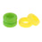 Crofta 2 Pairs Anti Slip Silicone Ear Hooks Holder for Glasses Yellow Green