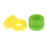 Crofta 2 Pairs Anti Slip Silicone Ear Hooks Holder for Glasses Yellow Green