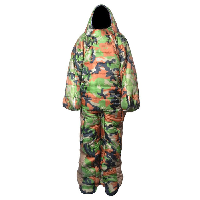 Crofta Adult Full Body Wearable Sleeping Bag with zipper for OutdoorTravel Hospital