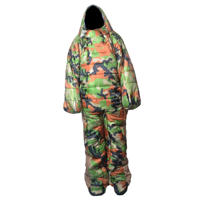 Crofta Adult Full Body Wearable Sleeping Bag with zipper for OutdoorTravel Hospital