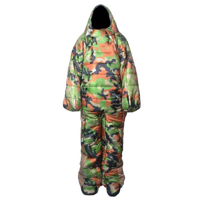 Crofta Adult Full Body Wearable Sleeping Bag with zipper for OutdoorTravel Hospital