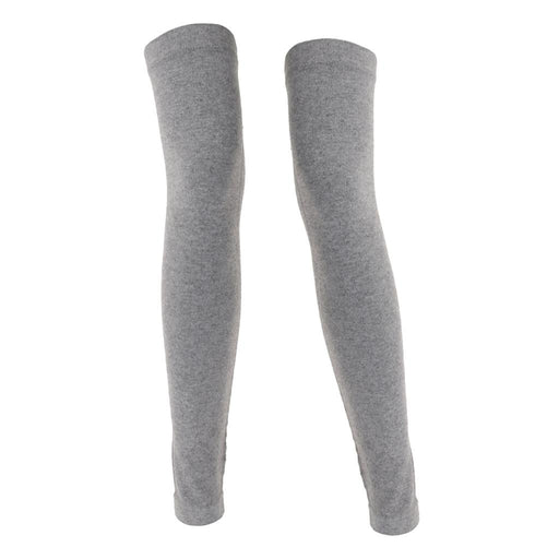 Crofta 1 Pair Women Winter Over Knee Footless Socks Leg Warmer Sleeves  Gray