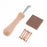 Crofta Wooden Paddle Brush Storage bucket and Cleaner Kit For Men Women Kid Hair 02