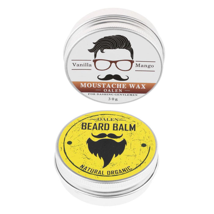 30g Men Beard Balm Conditioner Moustache Wax Grooming Cream Fruit Scent