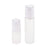 2 Pieces Glass spray Bottles Refillable Cosmetic Container 30ml/80ml White