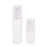 2 Pieces Glass spray Bottles Refillable Cosmetic Container 30ml/80ml White