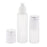 2 Pieces Glass spray Bottles Refillable Cosmetic Container 30ml/80ml White