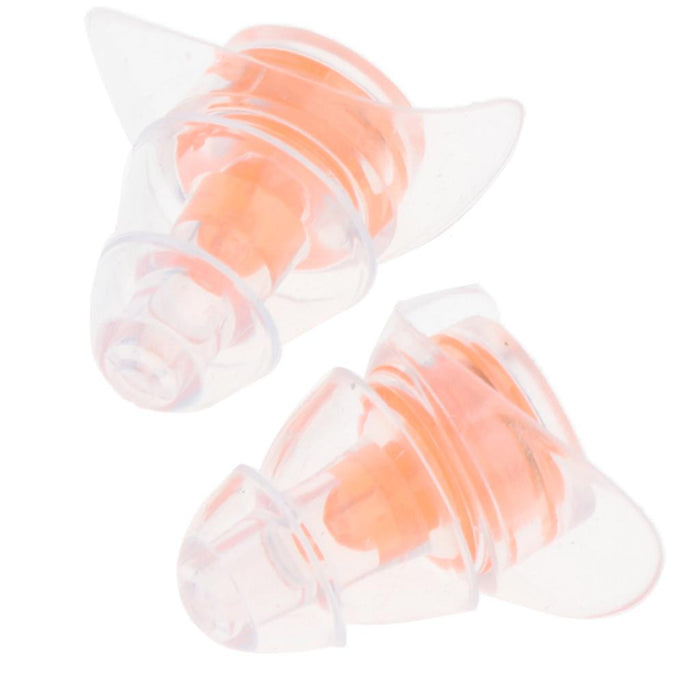 1 Pair Anti-noise Silicone Earplugs Hearing Protection Ear Plugs Orange