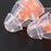 1 Pair Anti-noise Silicone Earplugs Hearing Protection Ear Plugs Orange