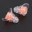 1 Pair Anti-noise Silicone Earplugs Hearing Protection Ear Plugs Orange