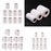 10Pieces Glasses Accessory Optometry Paper Credit Card Printing Paper Roll L