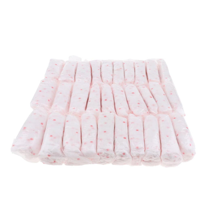 30 Pieces Non Woven Disposable Underwear Travel Panties for Women Men Pink