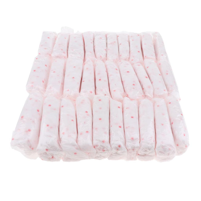 30 Pieces Non Woven Disposable Underwear Travel Panties for Women Men Pink