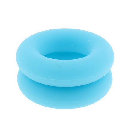 Crofta 2 Pieces Finger Gripper Strengthener Hand Grip Exerciser Ring blue