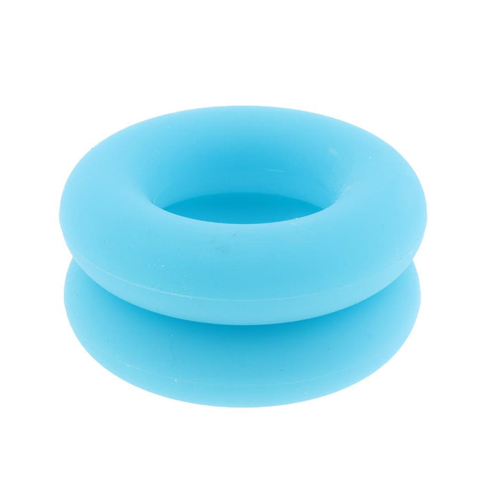 Crofta 2 Pieces Finger Gripper Strengthener Hand Grip Exerciser Ring blue