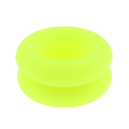 Crofta 2 Pieces Finger Gripper Strengthener Hand Grip Exerciser Ring bright green