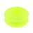 Crofta 2 Pieces Finger Gripper Strengthener Hand Grip Exerciser Ring bright green