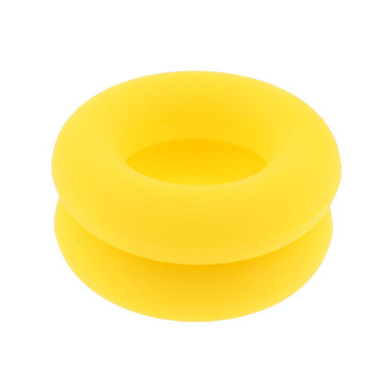 Crofta 2 Pieces Finger Gripper Strengthener Hand Grip Exerciser Ring yellow