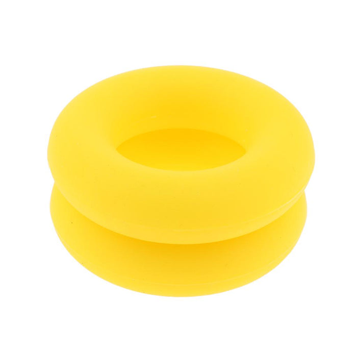 Crofta 2 Pieces Finger Gripper Strengthener Hand Grip Exerciser Ring yellow