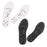 Crofta 1 Pair Memory Foam Shoe Inserts Massage Insole Cushion for Women Men White