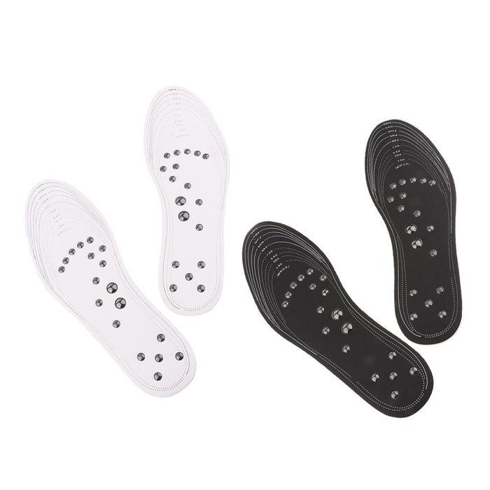 Crofta 1 Pair Memory Foam Shoe Inserts Massage Insole Cushion for Women Men White