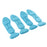 Crofta 2 Pairs Non-Slip Sponge Massage Insole with Heel Cushion Insert Unisex Blue