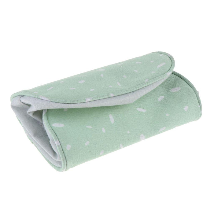 Crofta Travel Canvas Tissue Box Napkins Storage Holder for Home Car Light Green