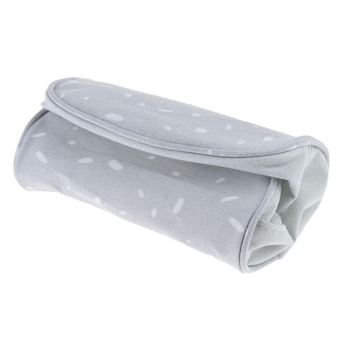 Crofta Travel Canvas Tissue Box Napkins Storage Holder for Home Car Misty Grey