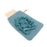 Crofta Women Men Exfoliating Bath Glove Shower Skin Care Scrubber Mitt Blue