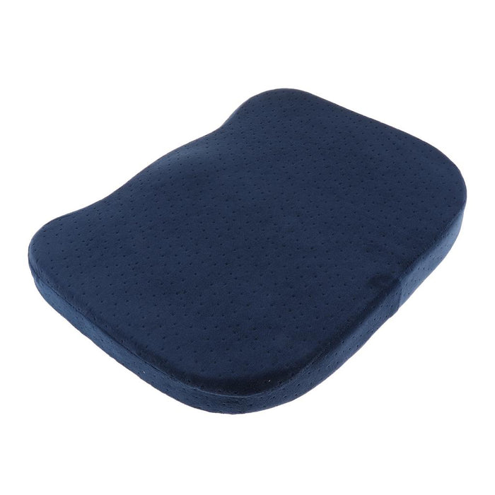 Crofta Comfort Memory Foam Chair Seat Cushion Pad Removable Zipper Cover Navy Blue