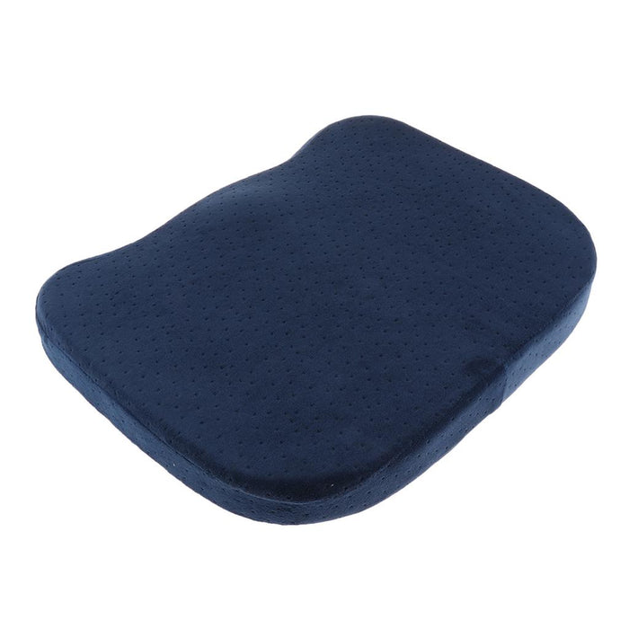 Crofta Comfort Memory Foam Chair Seat Cushion Pad Removable Zipper Cover Navy Blue