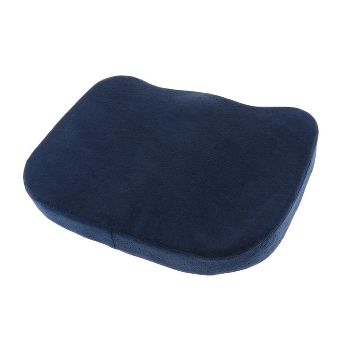 Crofta Comfort Memory Foam Chair Seat Cushion Pad Removable Zipper Cover Navy Blue