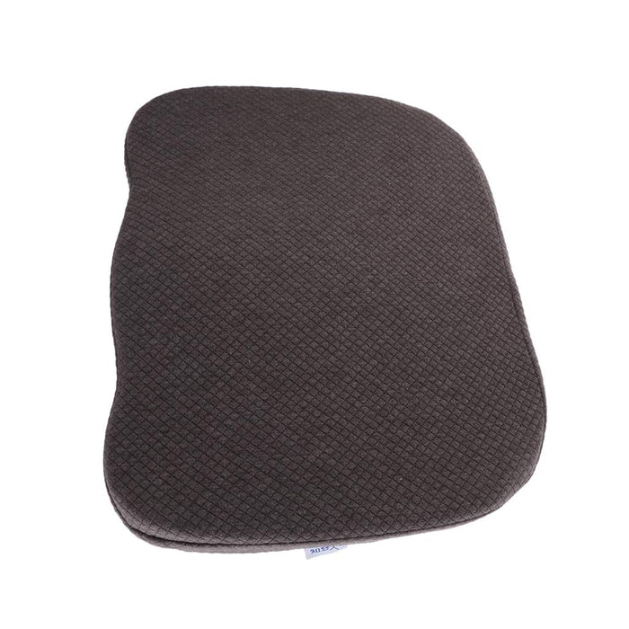 Crofta Comfort Chair Pad seat cushion with Zippered Cover for office chair Car Grey