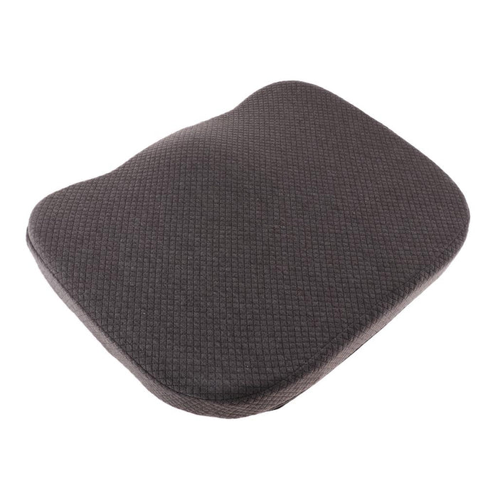 Crofta Comfort Chair Pad seat cushion with Zippered Cover for office chair Car Grey