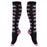 Crofta Women Running Jogging Long Sleeves Compression Socks Black Pink M S