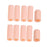 Crofta 10pcs Silicone Gel Toe Finger Caps Covers Sleeves Tubes White