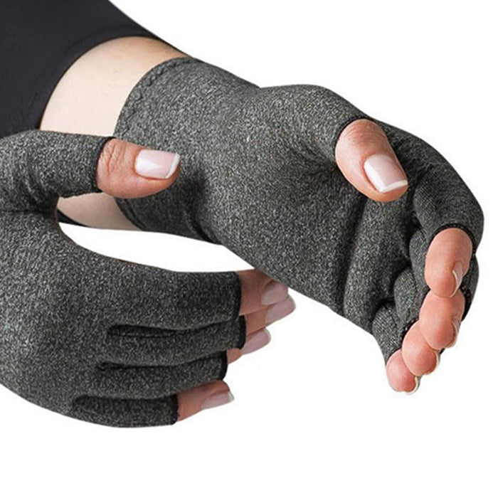 Crofta 1Pair Arthritis Compression Gloves for Pain Swelling Relief for Men Women