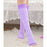 Crofta 1 Pair Women Open Toe Compression Socks Sleeves For Sports Running Purple