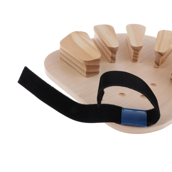 Crofta Wooden Finger Separator Splint Separate Finger Board for Men Women Older M