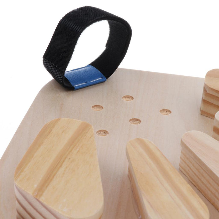 Crofta Wooden Finger Separator Splint Separate Finger Board for Men Women Older M