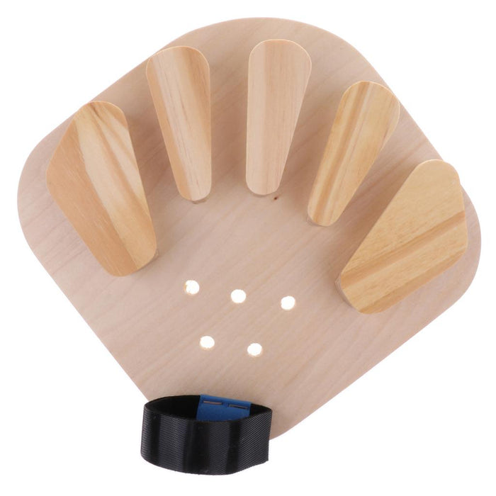 Crofta Wooden Finger Separator Splint Separate Finger Board for Men Women Older M