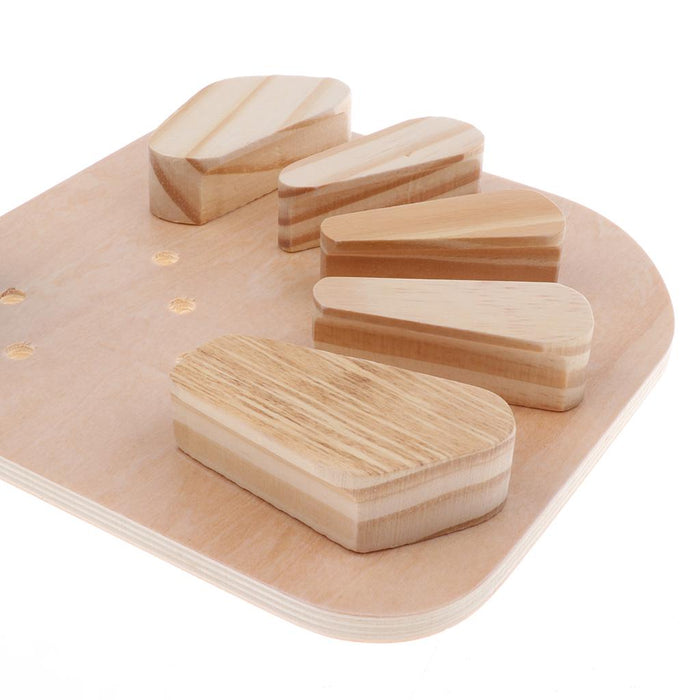 Crofta Wooden Finger Separator Splint Separate Finger Board for Men Women Older L