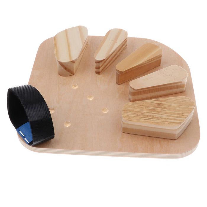 Crofta Wooden Finger Separator Splint Separate Finger Board for Men Women Older L